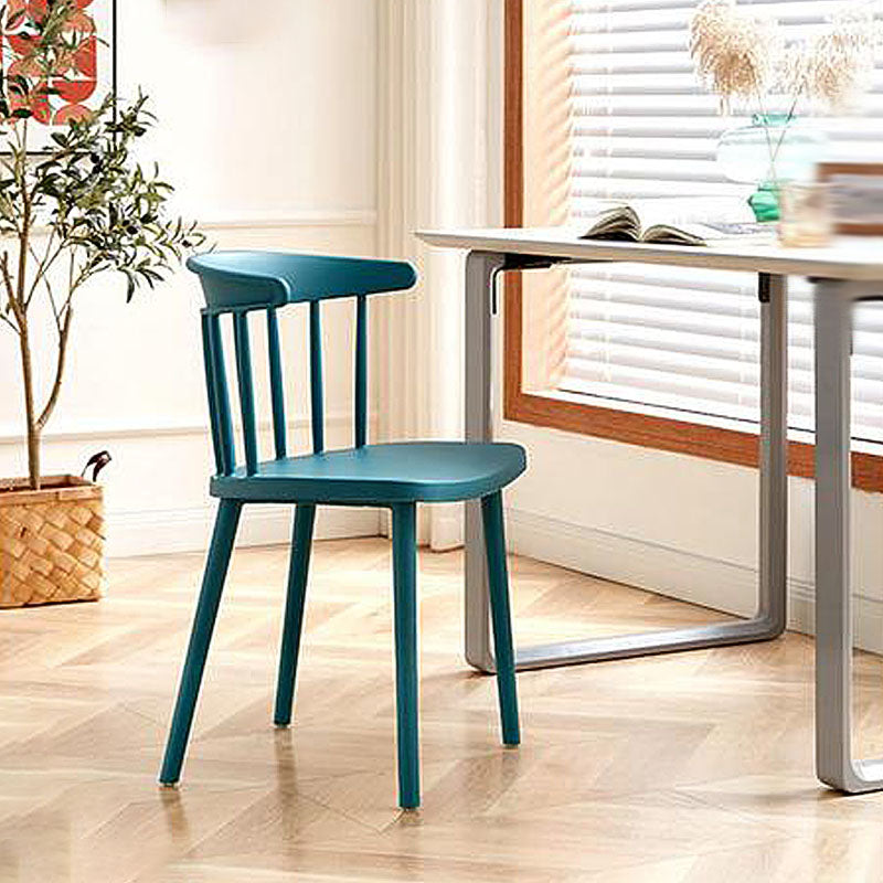 Sedia laterale contemporanea in plastica Windsor posteriore sedia da interno