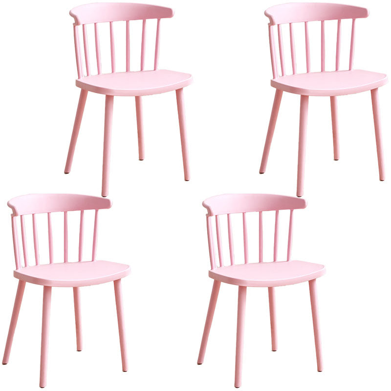 Sedia laterale contemporanea in plastica Windsor posteriore sedia da interno