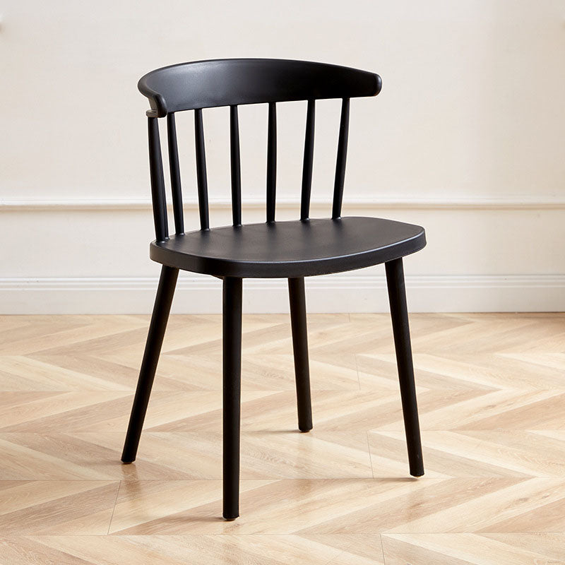 Plastic eigentijdse zijstoel Windsor Back Indoor-Outdoor Stoel