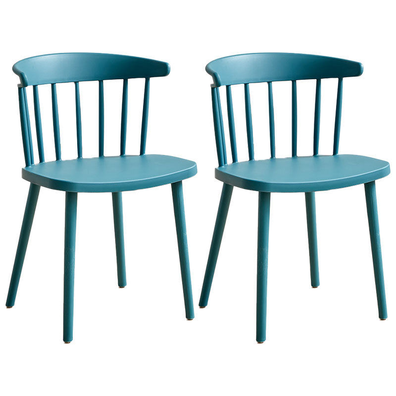 Plastic eigentijdse zijstoel Windsor Back Indoor-Outdoor Stoel