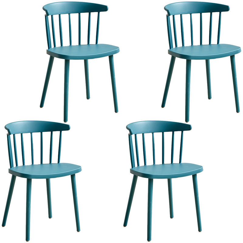 Sedia laterale contemporanea in plastica Windsor posteriore sedia da interno