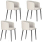 Dining Room Side Chairs Contemporary Arm Kitchen Chair for Home Cream Gray 4 Piece Set Clearhalo 'Dining Chairs' 'Dining Tables & Seating' 'dining_chair' 'furn' 'furn_dining_chair' 'Furniture' 'Kitchen & Dining Furniture' 5132046