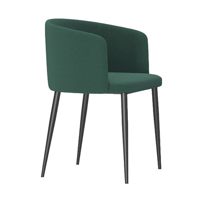 Dining Room Side Chairs Contemporary Arm Kitchen Chair for Home Blackish Green 1 Piece Clearhalo 'Dining Chairs' 'Dining Tables & Seating' 'dining_chair' 'furn' 'furn_dining_chair' 'Furniture' 'Kitchen & Dining Furniture' 5132060