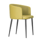 Dining Room Side Chairs Contemporary Arm Kitchen Chair for Home Yellow-Green 1 Piece Clearhalo 'Dining Chairs' 'Dining Tables & Seating' 'dining_chair' 'furn' 'furn_dining_chair' 'Furniture' 'Kitchen & Dining Furniture' 5132069