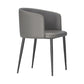 Dining Room Side Chairs Contemporary Arm Kitchen Chair for Home Dark Gray 1 Piece Clearhalo 'Dining Chairs' 'Dining Tables & Seating' 'dining_chair' 'furn' 'furn_dining_chair' 'Furniture' 'Kitchen & Dining Furniture' 5132075
