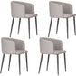 Dining Room Side Chairs Contemporary Arm Kitchen Chair for Home Light Gray 4 Piece Set Clearhalo 'Dining Chairs' 'Dining Tables & Seating' 'dining_chair' 'furn' 'furn_dining_chair' 'Furniture' 'Kitchen & Dining Furniture' 5132080