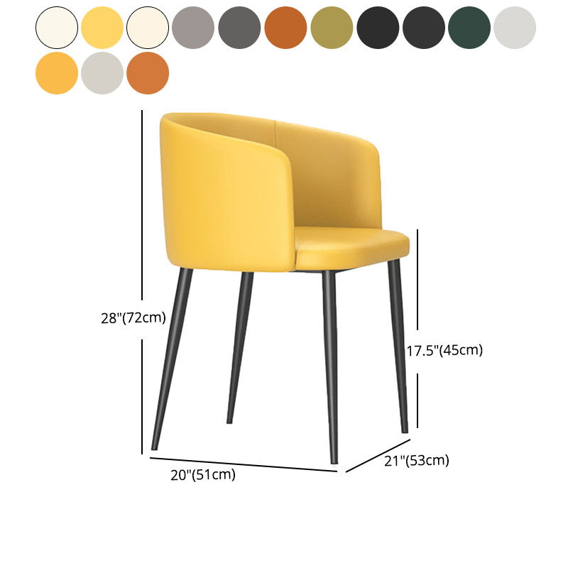 Dining Room Side Chairs Contemporary Arm Kitchen Chair for Home Clearhalo 'Dining Chairs' 'Dining Tables & Seating' 'dining_chair' 'furn' 'furn_dining_chair' 'Furniture' 'Kitchen & Dining Furniture' 5132090
