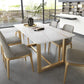 Modern Rectangular Dining Set 1/5/7 Pieces Sintered Stone Dining Table Set