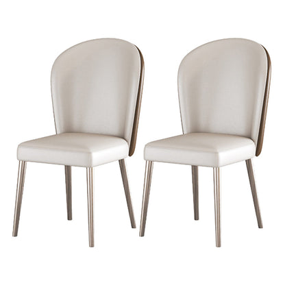 Modern Rectangle Dining Table Set 1/2/5/6 Pieces Dinette Set with White Sintered Stone Top