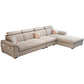 Modern Fabric/Faux Leather Sofa & Chaise with Storage for Living Room