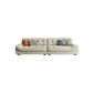 Cream-white Sectional down Padded Tufted Back Tech/flannelette Sofa