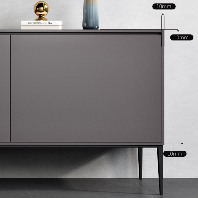Sideboard in legno ingegnerizzato in stile glam per soggiorno