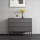 Sideboard in legno ingegnerizzato in stile glam per soggiorno
