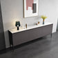 Sideboard in legno ingegnerizzato in stile glam per soggiorno