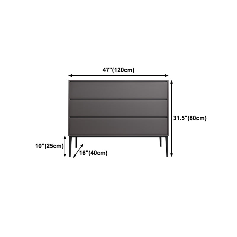 Sideboard in legno ingegnerizzato in stile glam per soggiorno
