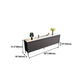 Sideboard in legno ingegnerizzato in stile glam per soggiorno