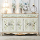 Sideboard in legno in stile glam con cassetti da pranzo server per cucina