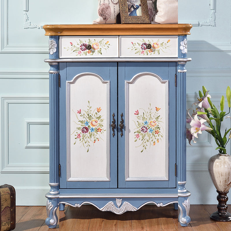 Sideboard in legno in stile glam con cassetti da pranzo server per cucina