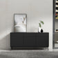 Sideboard di legno moderno moderno mobile rettangolo con cassetti e porte