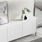 Sideboard di legno moderno moderno mobile rettangolo con cassetti e porte