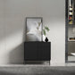 Sideboard di legno moderno moderno mobile rettangolo con cassetti e porte
