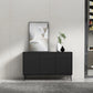 Sideboard di legno moderno moderno mobile rettangolo con cassetti e porte