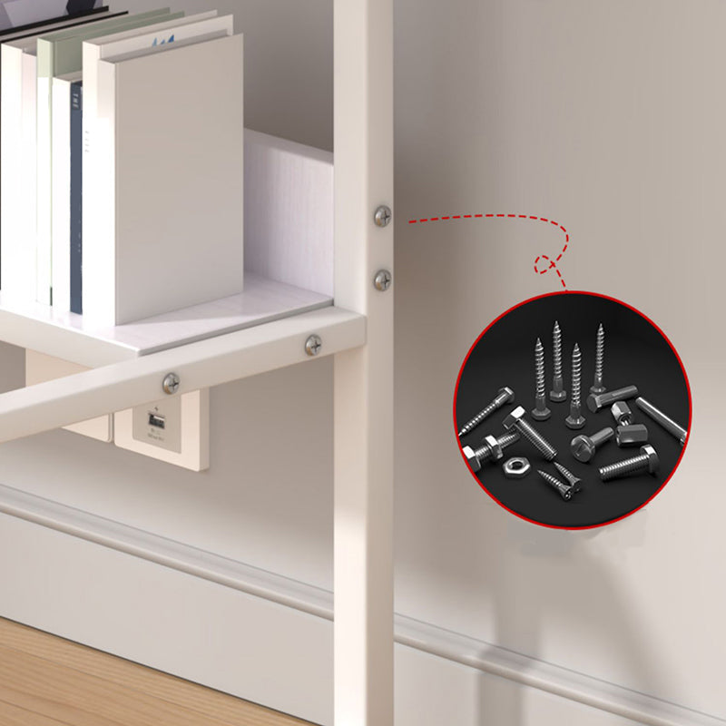 Bureau d'écriture de style contemporain bureau de bureau rectangulaire pour le bureau de la salle d'étude
