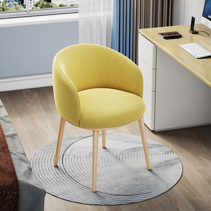 Silla de oficina en casa sin brazo silla de mesa baja moderna sin ruedas