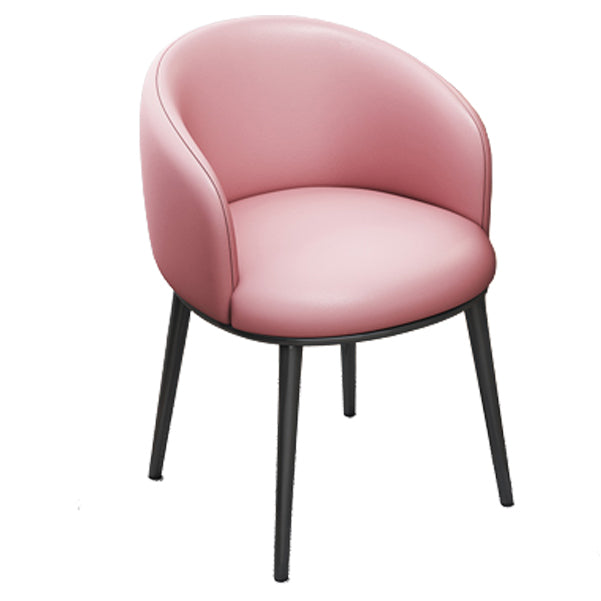 Silla de oficina en casa sin brazo silla de mesa baja moderna sin ruedas