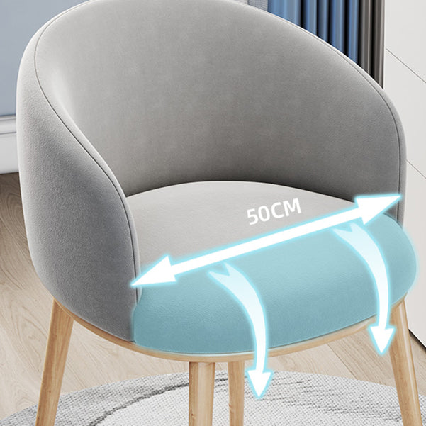 Silla de oficina en casa sin brazo silla de mesa baja moderna sin ruedas