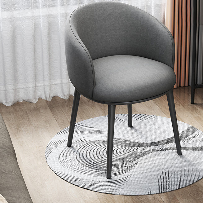 Silla de oficina en casa sin brazo silla de mesa baja moderna sin ruedas