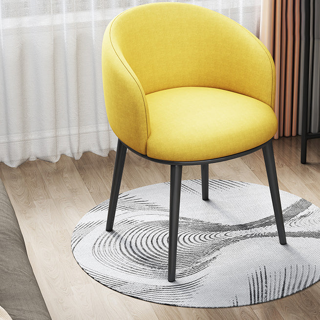 Silla de oficina en casa sin brazo silla de mesa baja moderna sin ruedas