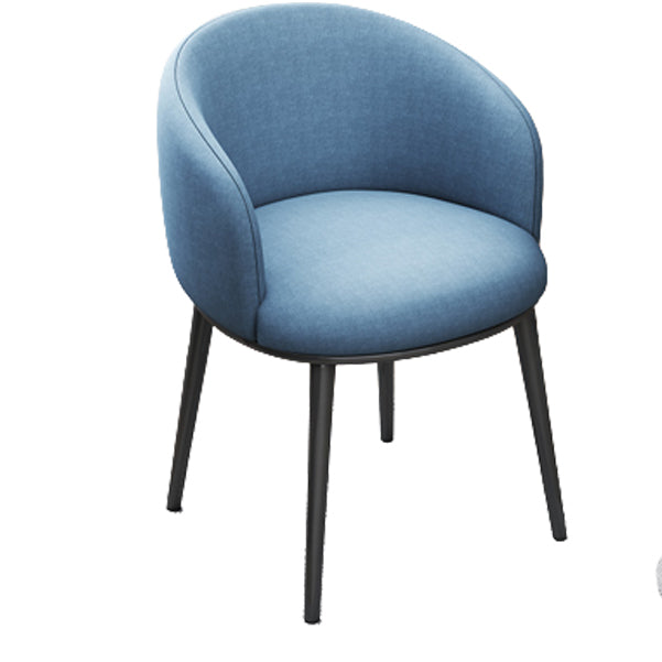 Silla de oficina en casa sin brazo silla de mesa baja moderna sin ruedas