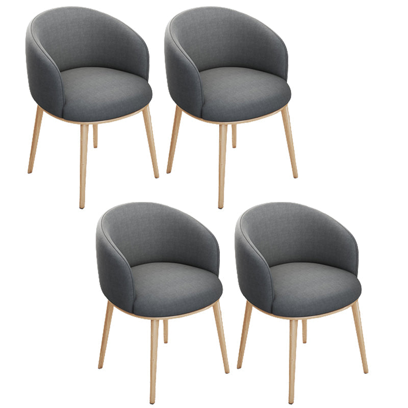 Silla de oficina en casa sin brazo silla de mesa baja moderna sin ruedas