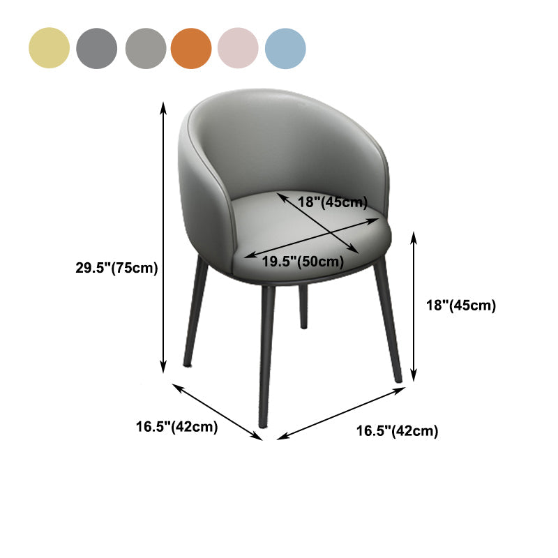 Silla de oficina en casa sin brazo silla de mesa baja moderna sin ruedas