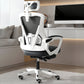 Mesh High Back Office Chair Contemporary Fixed Arms Chair with Headrest Clearhalo 'furn' 'furn_office_chair' 'Furniture' 'Office Chairs' 'Office Furniture' 'office_chair' 5134552