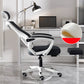 Mesh High Back Office Chair Contemporary Fixed Arms Chair with Headrest Black White Latex Tilt Unavailable Clearhalo 'furn' 'furn_office_chair' 'Furniture' 'Office Chairs' 'Office Furniture' 'office_chair' 5134581