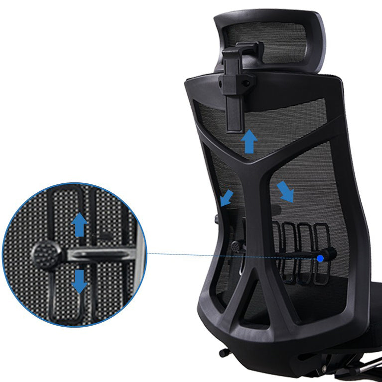 Chaise de bureau exécutive à dos élevé moderne chaise pivotante avec roues