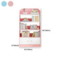 Modern Rectangle Bookcase Wooden Closed Back Bookshelf with Shelves
