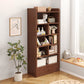 Modern Wooden Bookshelf Closed Back Bookcase for Home Office