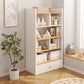 Modern Wooden Bookshelf Closed Back Bookcase for Home Office