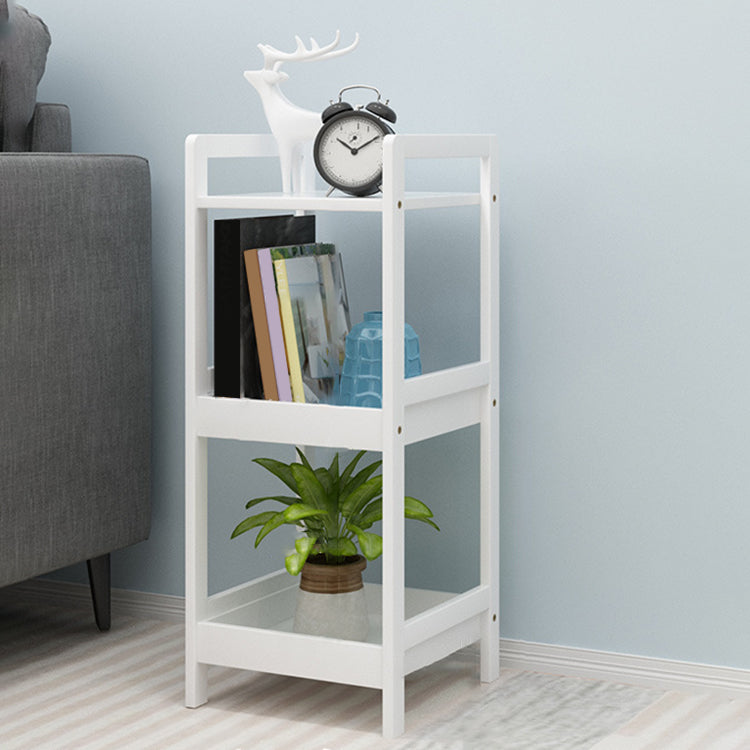 Simple Ladder Shelf Bookcase Modern Bamboo Bookshelf for Office Home