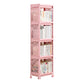 Contemporary Plastic Bookshelf Open Back Bookcase for Living Room