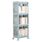 Contemporary Plastic Bookshelf Open Back Bookcase for Living Room