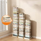 Contemporary Style Metal Bookshelf Open Bookcase for Living Room