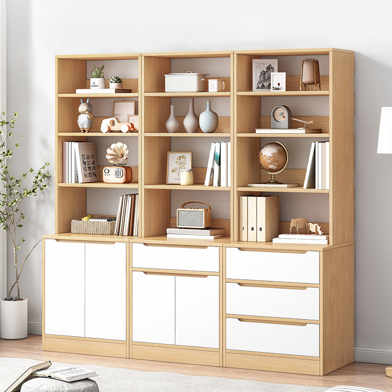 Vertical Shelf Bookcase Engineered Wood Book Shelf for Study Room