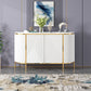 Sideboard da pranzo in legno ingegnerizzato a 2 porte moderne per soggiorno