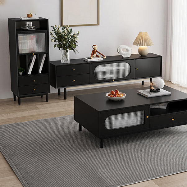 Sideboard di sideboard di sideboard del rettangolo della casa di lussuoso ritmo in legno