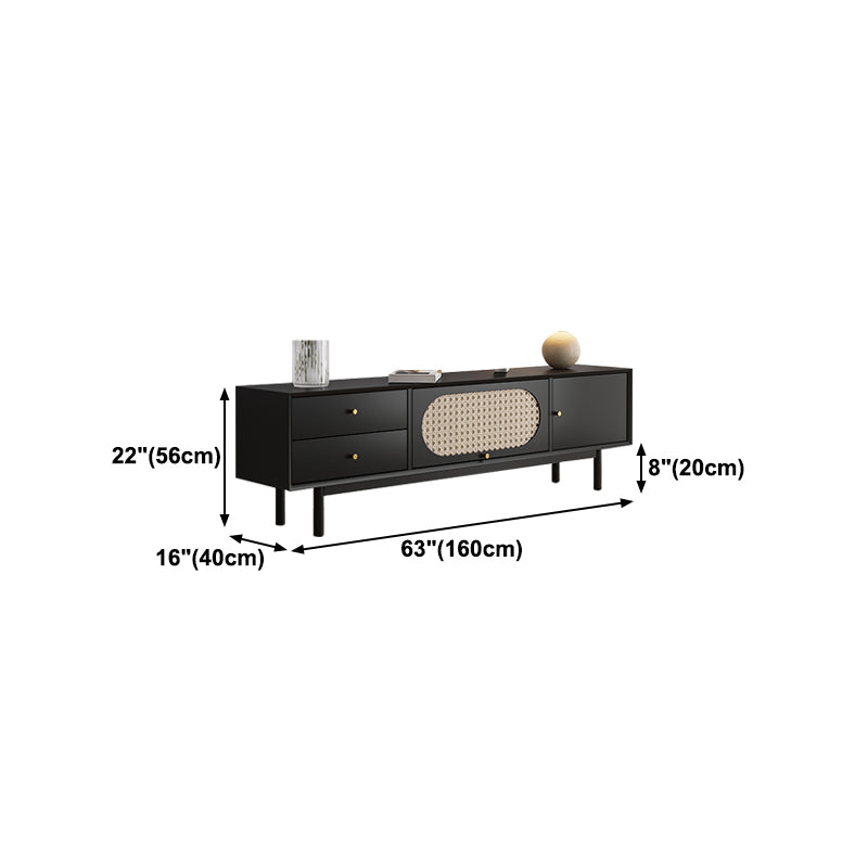 Sideboard di sideboard di sideboard del rettangolo della casa di lussuoso ritmo in legno