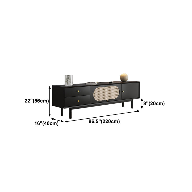 Sideboard di sideboard di sideboard del rettangolo della casa di lussuoso ritmo in legno